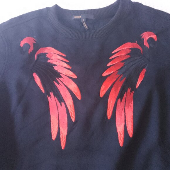 Maje black sweater - Picture 1 of 3